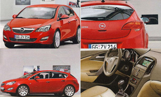 Opel astra 2010 nieuwe