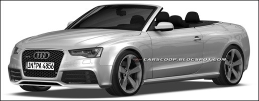 Audi RS5 Cabrio Patentfoto