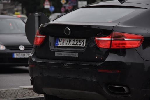 Gespot BMW X6 Hybride
