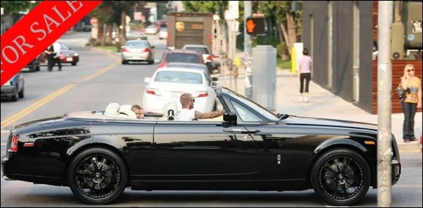 Beckham Rolls-Royce Drophead coupe