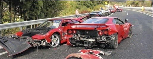 Ferrari Crash Japan