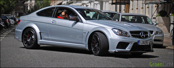Gespot: Mercedes C63 AMG Coupe Black Series