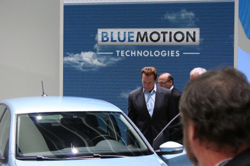 Arnold Schwarzenegger Volkswagen Polo Bluemotion