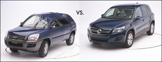 Dak Test Volkswagen Tiguan vs. Kia Sportage