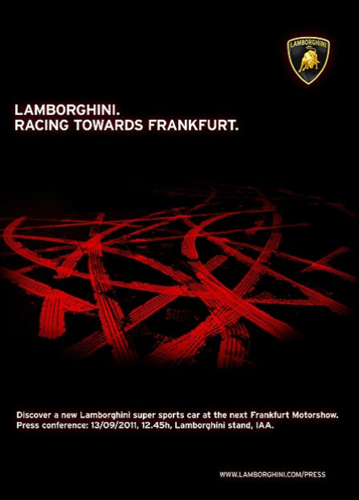 Lamborghini teaser IAA 2011 Frankfurt