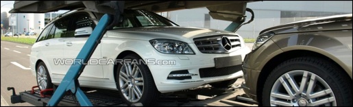 Gespot Mercedes C-Klasse Break Facelift