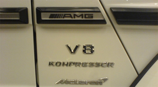 Mercedes G55 AMG SLR engine