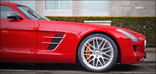 Mercedes SLS AMG Roadster Coupe gespot