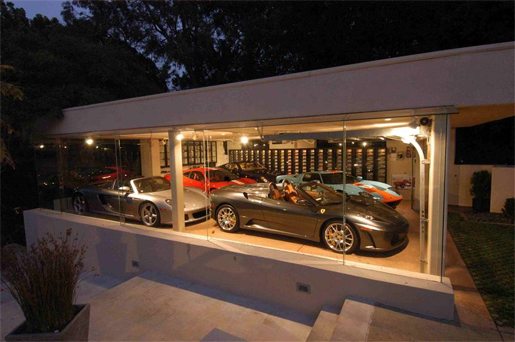 Supercar garages