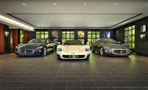 Supercar garages