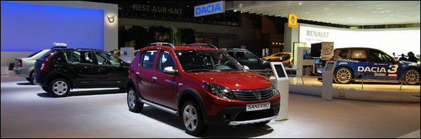 Dacia Autosalon Brussel 2012