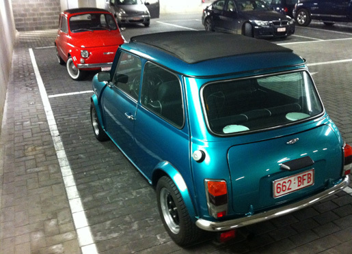 Fiat 500 - Mini Cooper oldschool