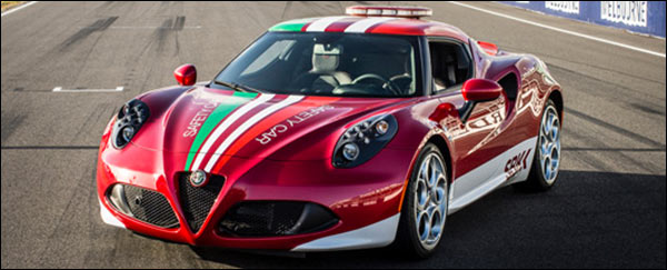 Alfa Romeo 4C is de nieuwe SBK Safety Car
