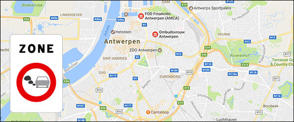 Stad Antwerpen bant oude wagens met lage-emissiezone
