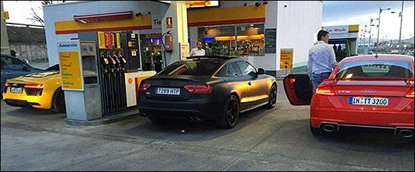 Audi TT-RS en R8 Spyder genieten ongegeneerd van de Spaanse zon