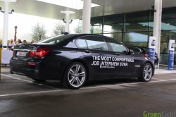 BMW Fan Day 2012 BMW 7-Reeks Job Interview