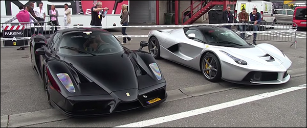 Video: Ferrari LaFerrari & Enzo gaan voluit op Spa Francorchamps  