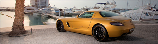 Gouden_SLS_AMG_Mercedes