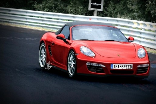 Impressie nieuwe Porsche Boxster 1
