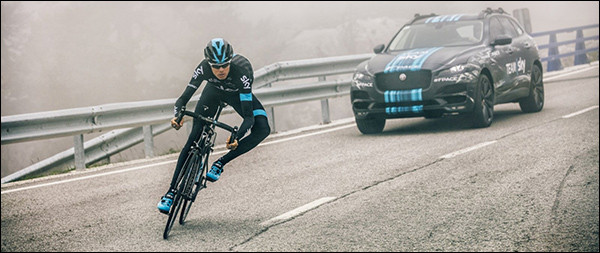 Jaguar F-Pace doet mee in de Tour de France 2015