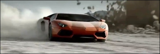 Lamborghini Aventador commercial