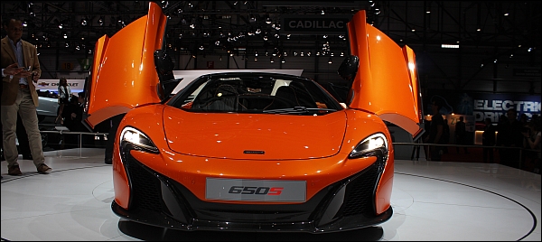 McLaren 650S Spider - Geneve 2014 Live