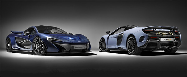 McLaren toont liefde voor carbon met unieke P1 en 675LT Spider