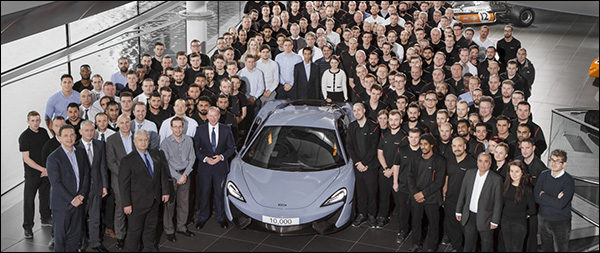 10.000ste McLaren is een feit!