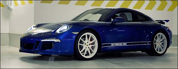 Porsche 911 Carrera 4S Facebook - 5 miljoen fans
