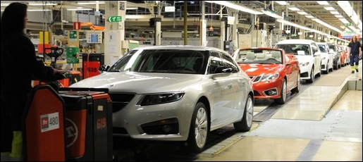 Saab Productie herstart
