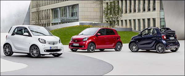 Officieel: Smart Brabus 2016 [ForTwo / ForTwo Cabrio / ForFour]