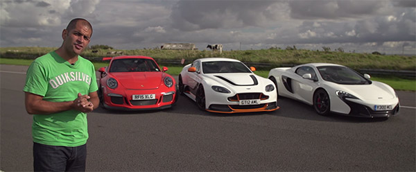 Poll: Aston Martin GT12 vs Porsche 911 GT3 RS vs McLaren 650S Spider