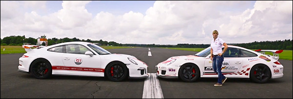 Video: Porsche 997 GT3 RS vs Porsche 991 GT3