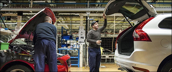 Volvo Cars Gent - productie V60