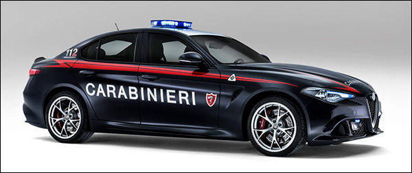 Alfa Romeo Giulia Quadrifoglio voor de Italiaanse Politie!