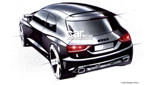 Audi A1 schets 2