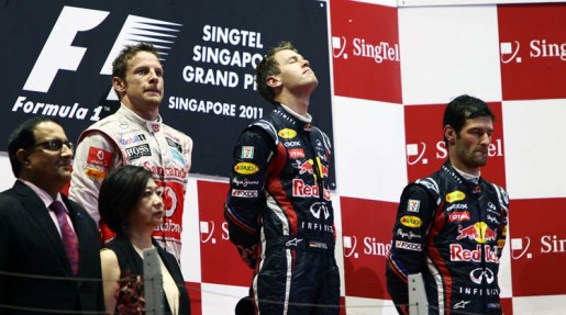 GP Singapore 2011 - Podium