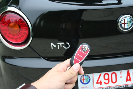 Alfa Romeo MiTo rijtest sleutel