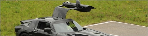 Spyshots: Mercedes SLC Gullwing vleugeldeur