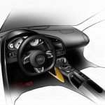 Audi R8 GT Spyder Schets