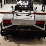 Op de stand van Lamborghini vind je naast een Gallardo tracktoy ook nog eens een brutale Aventador Roadster!