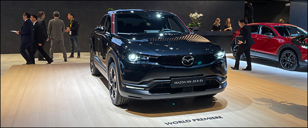 Autosalon Brussel 2023 live: Mazda MX-30 R-EV crossover wankelmotor (Paleis 6)