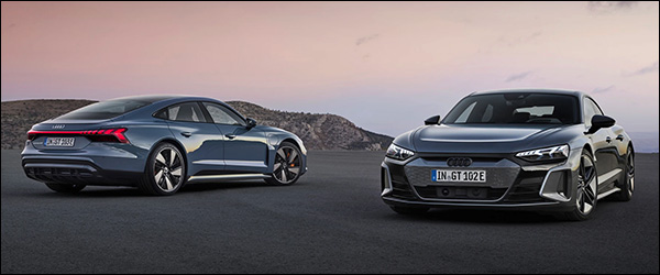 Belgische prijs Audi e-tron GT (2021): vanaf 102.900 euro