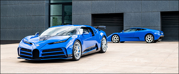 Video: Bugatti Centodieci ontmoet EB110 inspiratiebron (2022)