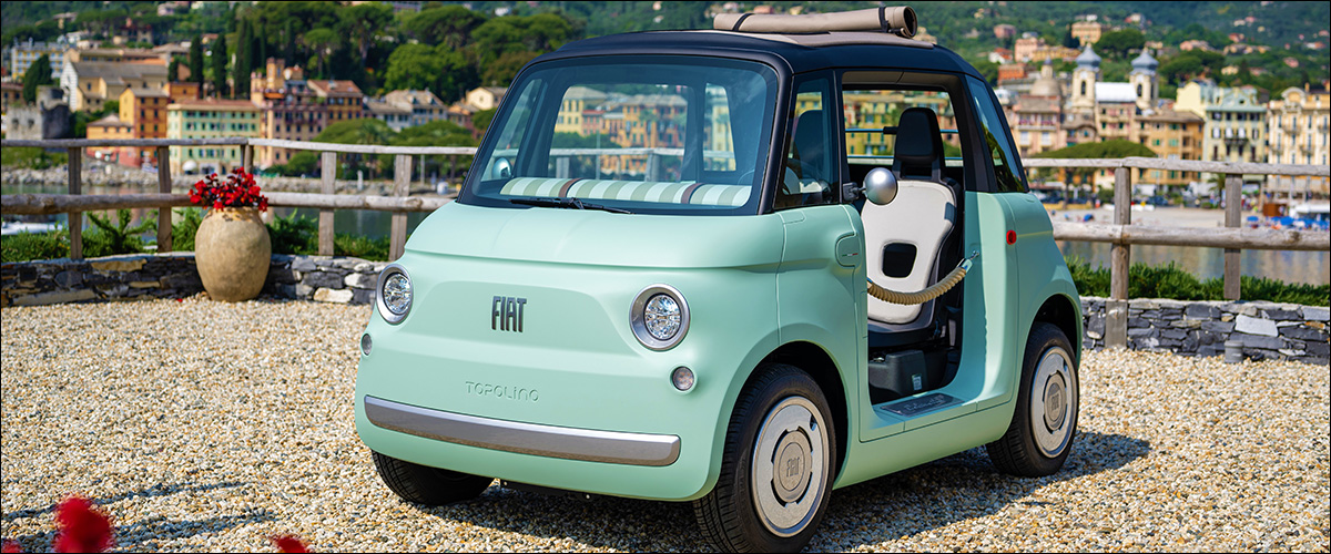 Officieel: Fiat Topolino EV  quadricycle microcar (2023)