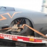 Lamborghini 670-4 SV China Edition crash