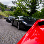 Gespot: Enkele Lamborghini's trekken er op uit
