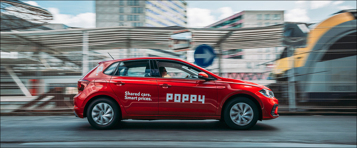 Poppy lanceert deelwagens zonder vaste staanplaats in Leuven (2023)