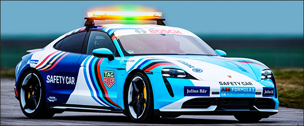 Porsche Taycan Turbo S is de nieuwe Formule E Safety Car (2022)
