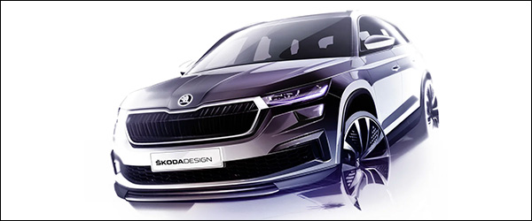 Teaser: Skoda Kodiaq SUV facelift (2021)